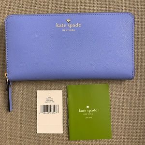 Kate Spade Lacey Mikas Pond Zip Around Wallet